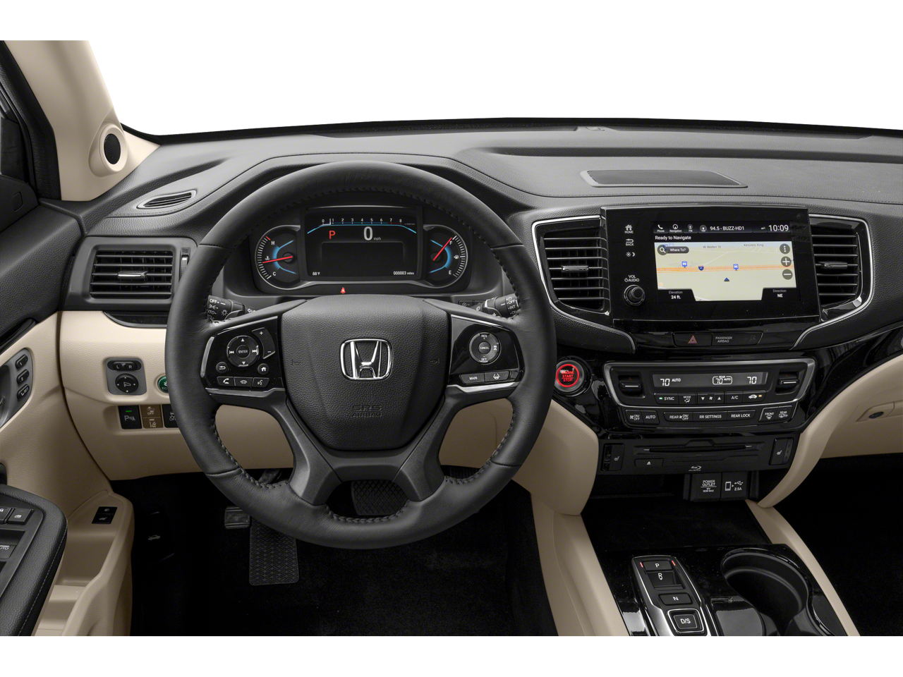 2022 Honda Pilot Touring w/Rear Captain's Chairs