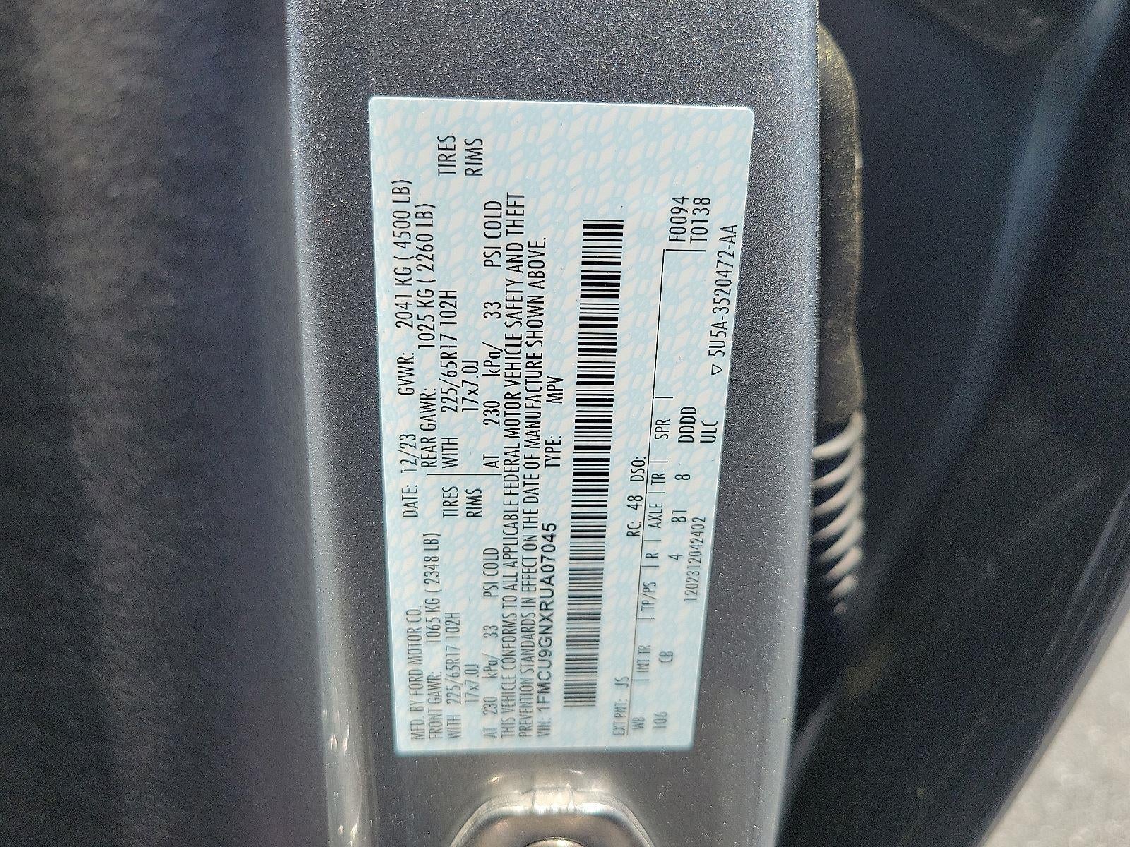 2024 Ford Escape Active