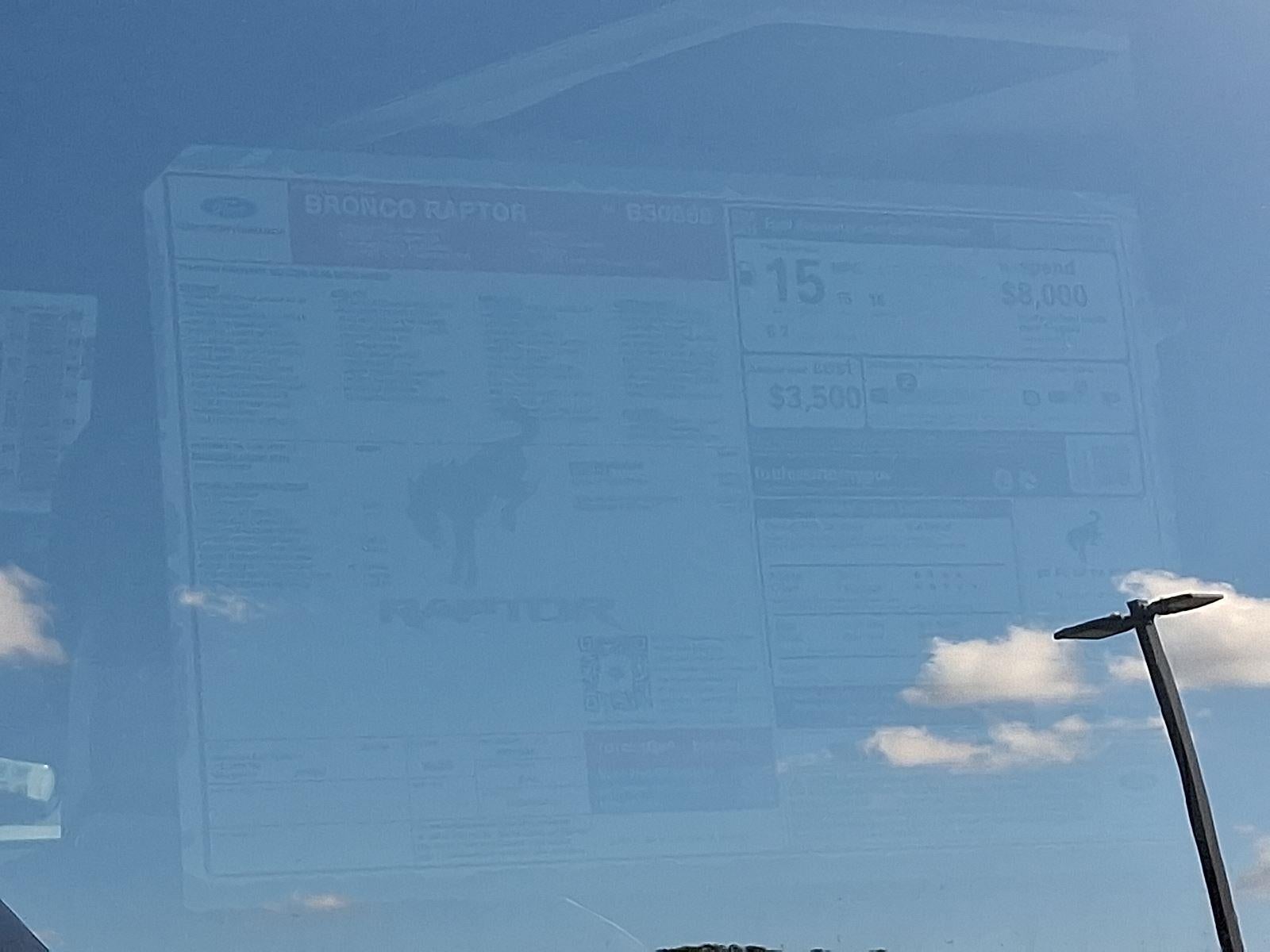 2025 Ford Bronco Raptor