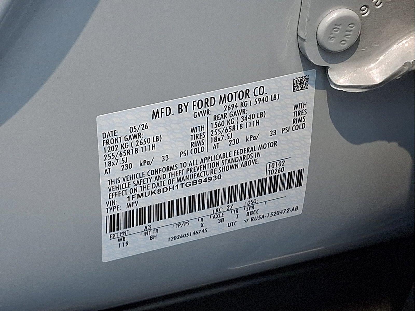 2026 Ford Explorer Active w/200A Pkg