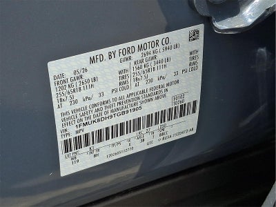 2026 Ford Explorer Active w/200A Pkg