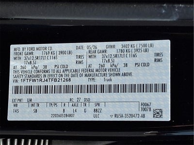 2026 Ford F-150 Raptor