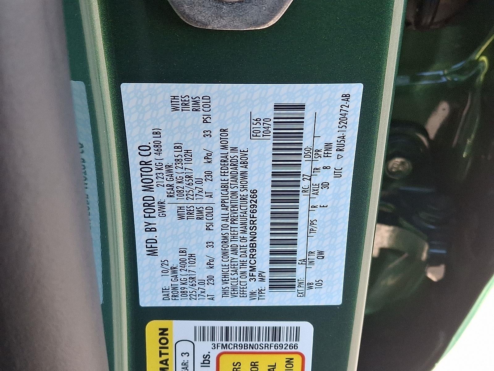 2025 Ford Bronco Sport Big Bend