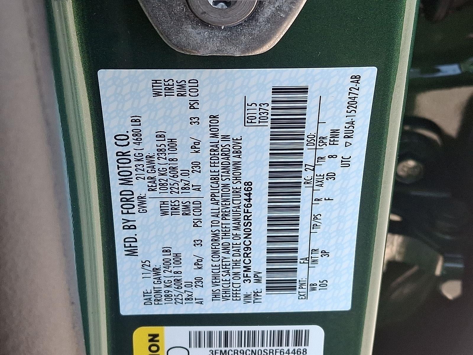 2025 Ford Bronco Sport Outer Banks