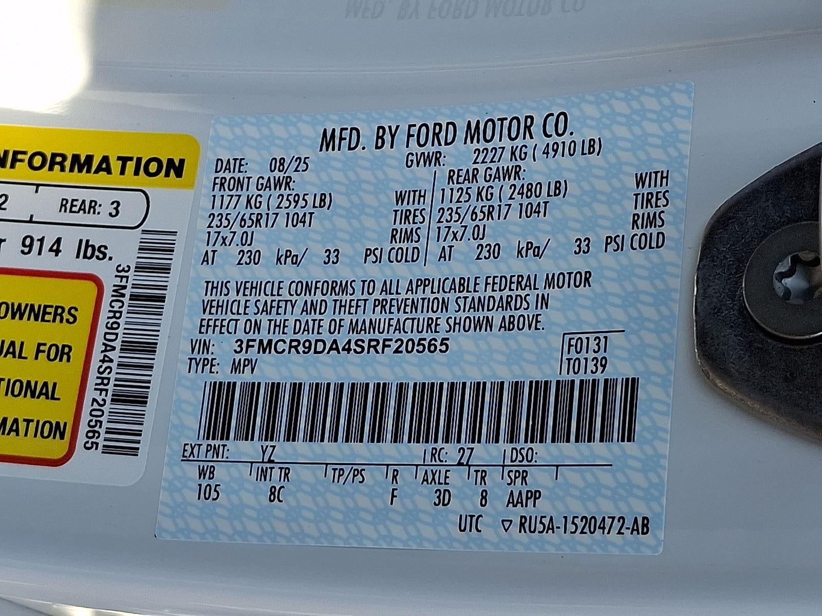 2025 Ford Bronco Sport Badlands