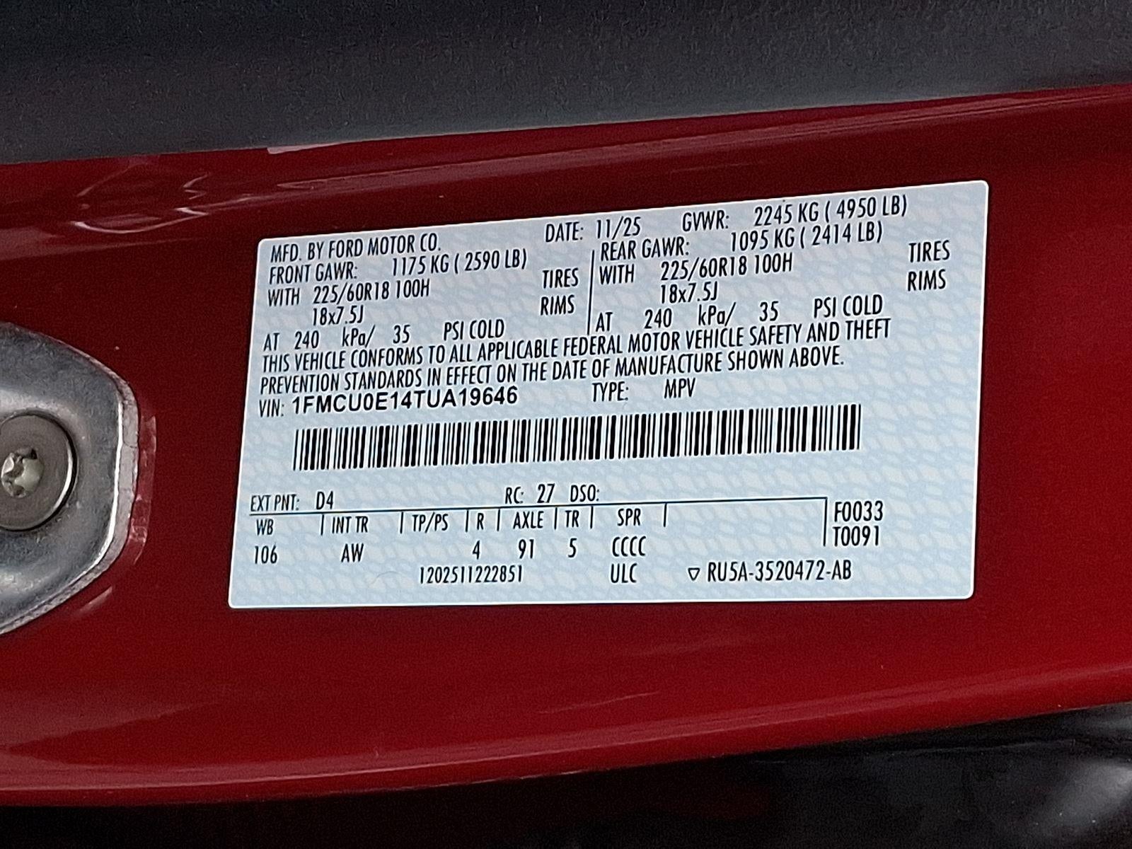 2026 Ford Escape Plug-In Hybrid PHEV