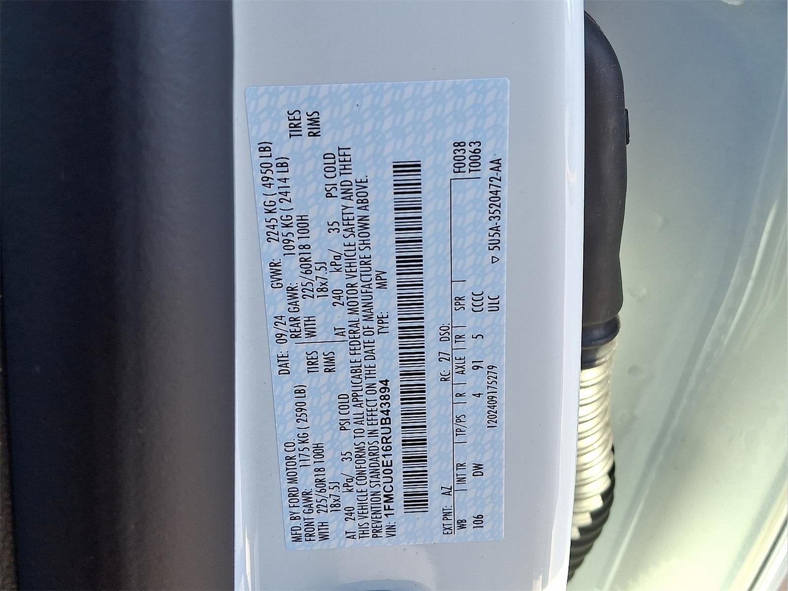 2024 Ford Escape PHEV