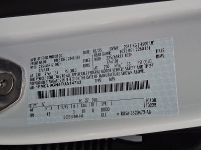 2026 Ford Escape Active