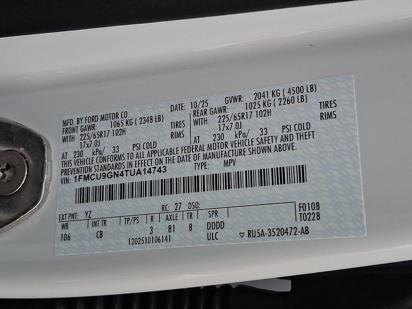 2026 Ford Escape Active