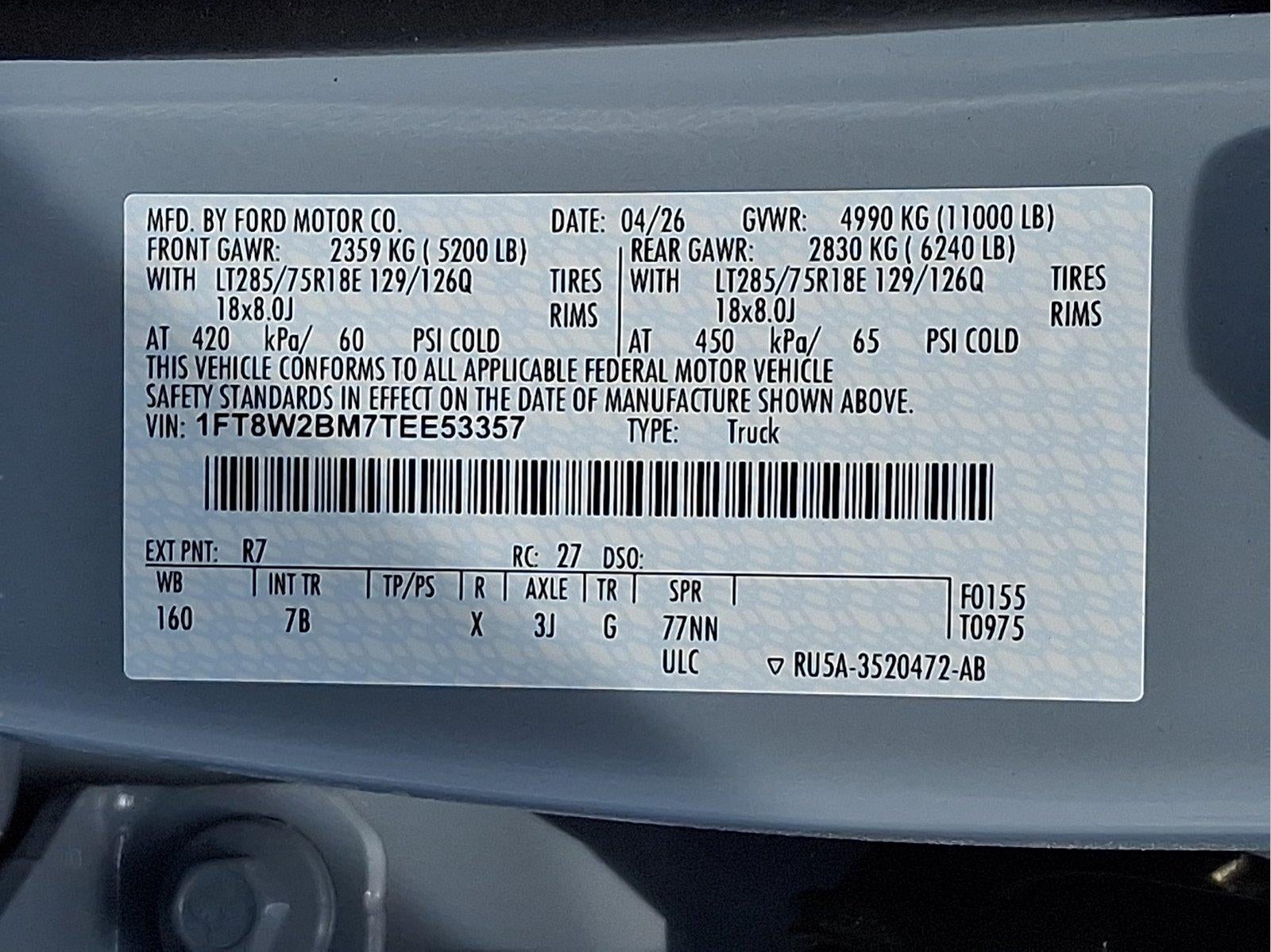 2026 Ford Super Duty F-250 Srw Platinum