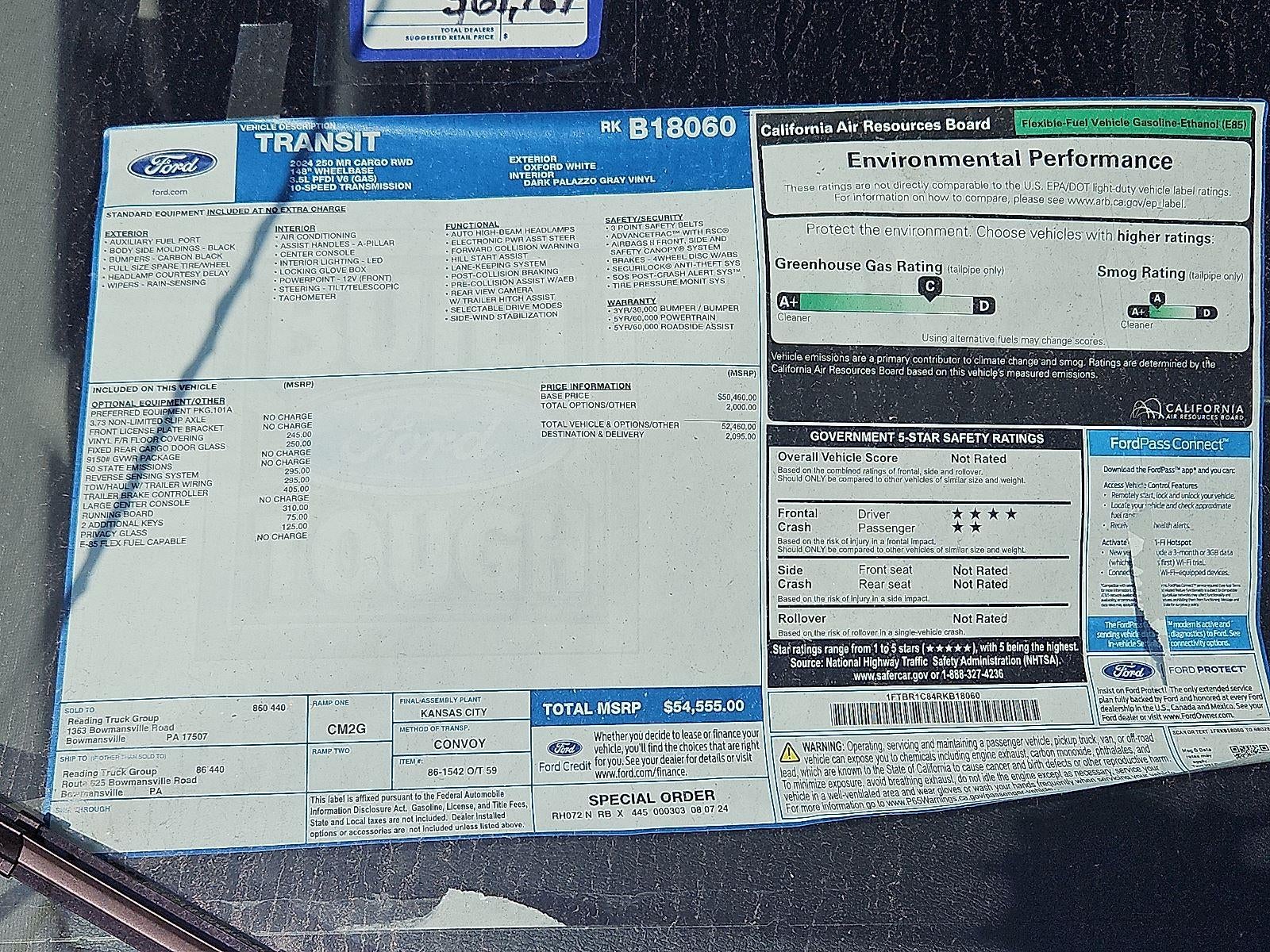 2024 Ford Transit Cargo Van Cargo Van