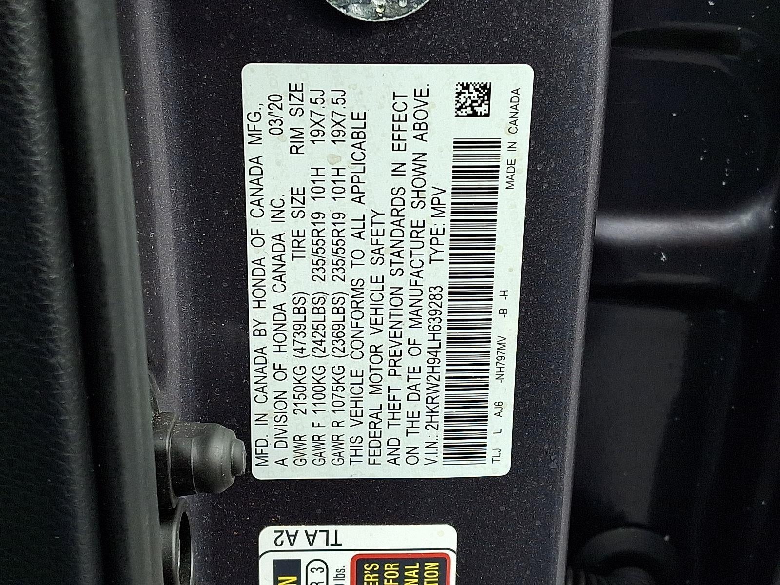 2020 Honda CR-V Touring