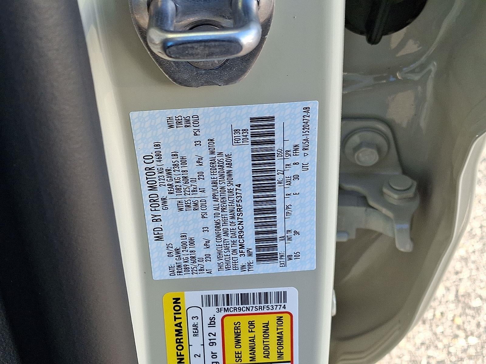 2025 Ford Bronco Sport Outer Banks