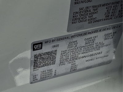 2022 GMC Sierra 1500 SLT