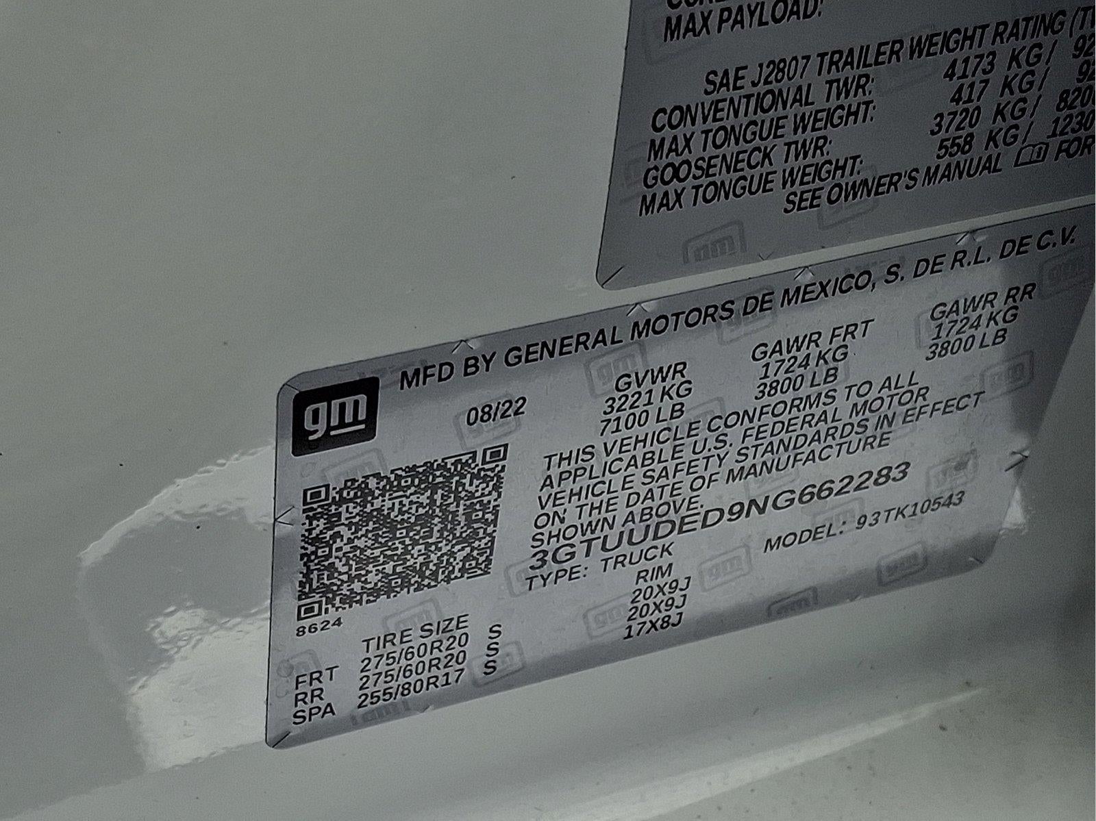 2022 GMC Sierra 1500 SLT