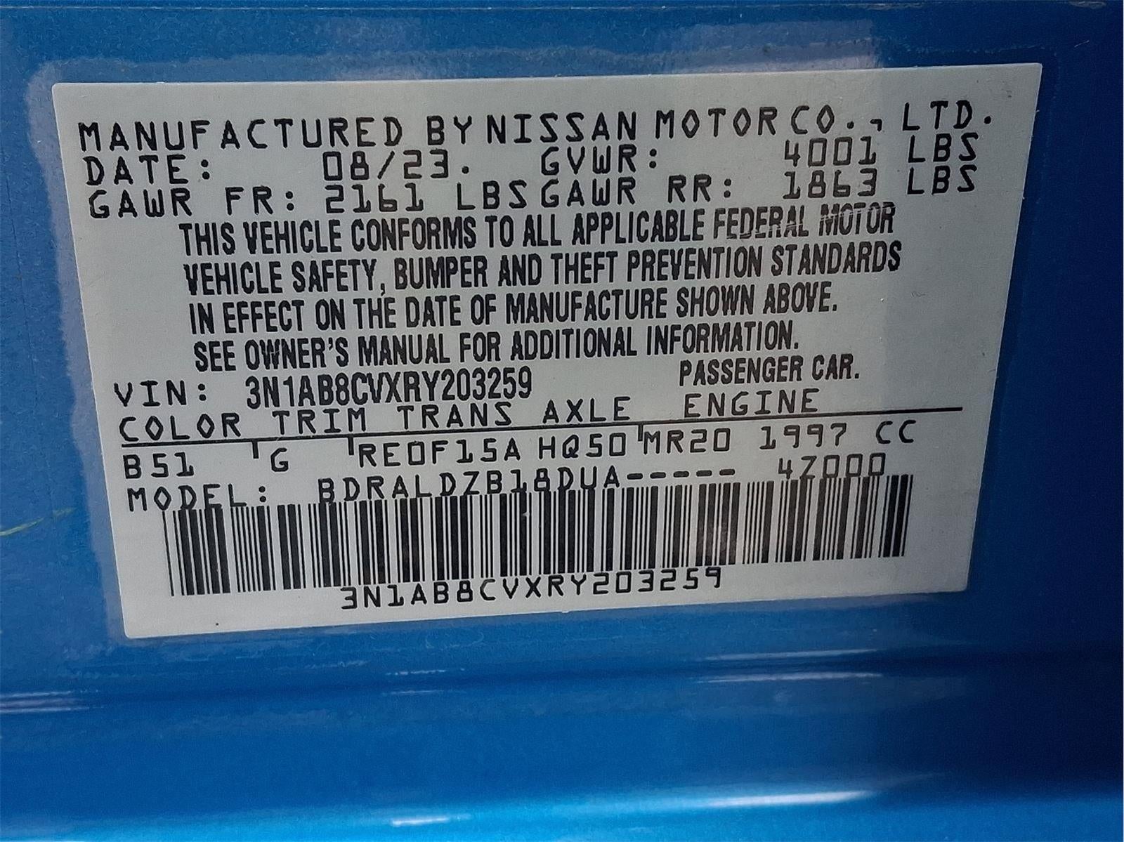 2024 Nissan Sentra SV