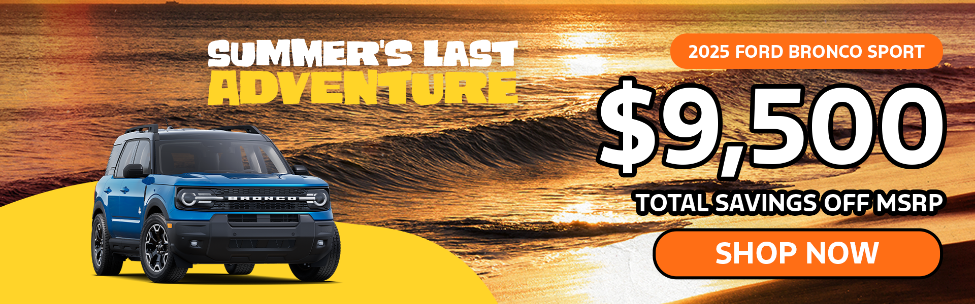 $9,500 off MSRP | 2025 Ford Bronco Sport Badlands