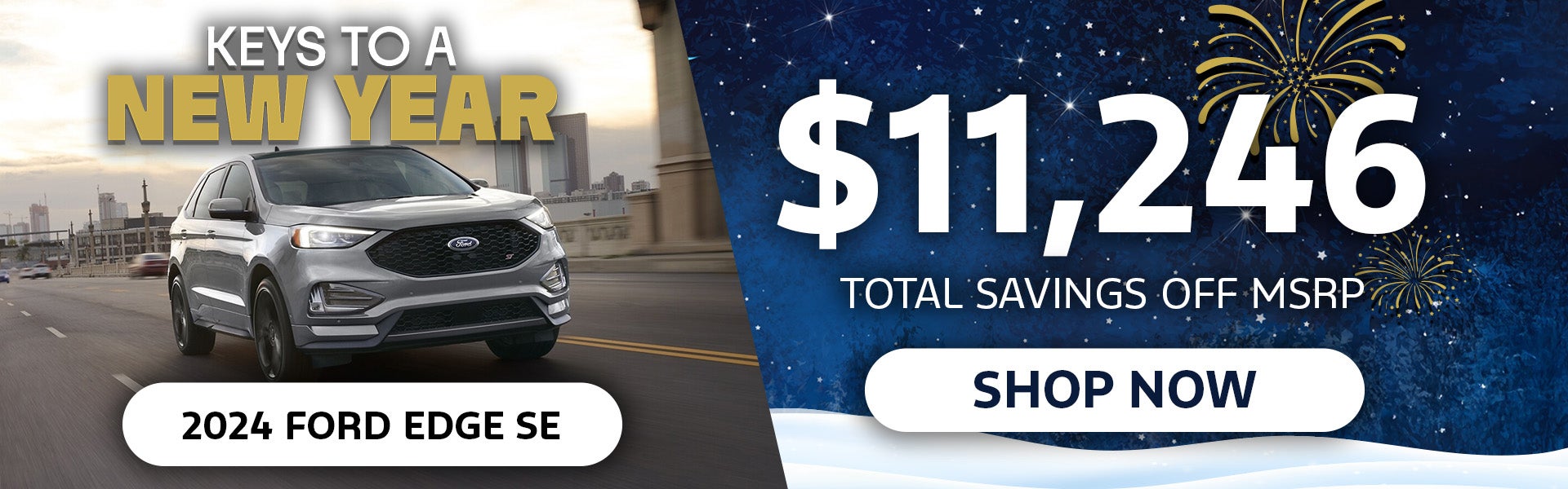 $11,246 off MSRP on 2024 Ford Edge SE Models