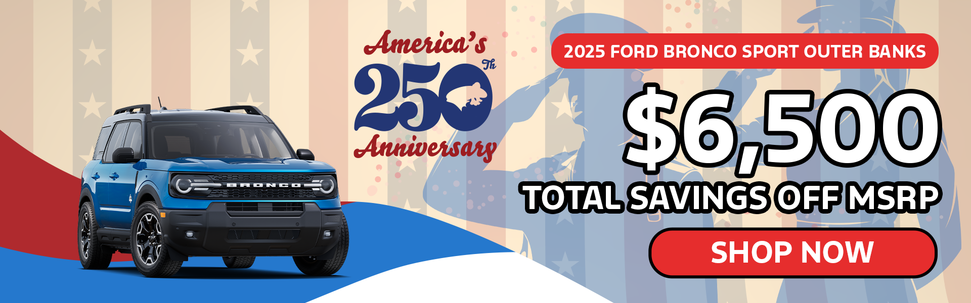 $6,500 off MSRP | 2025 Ford Bronco Sport