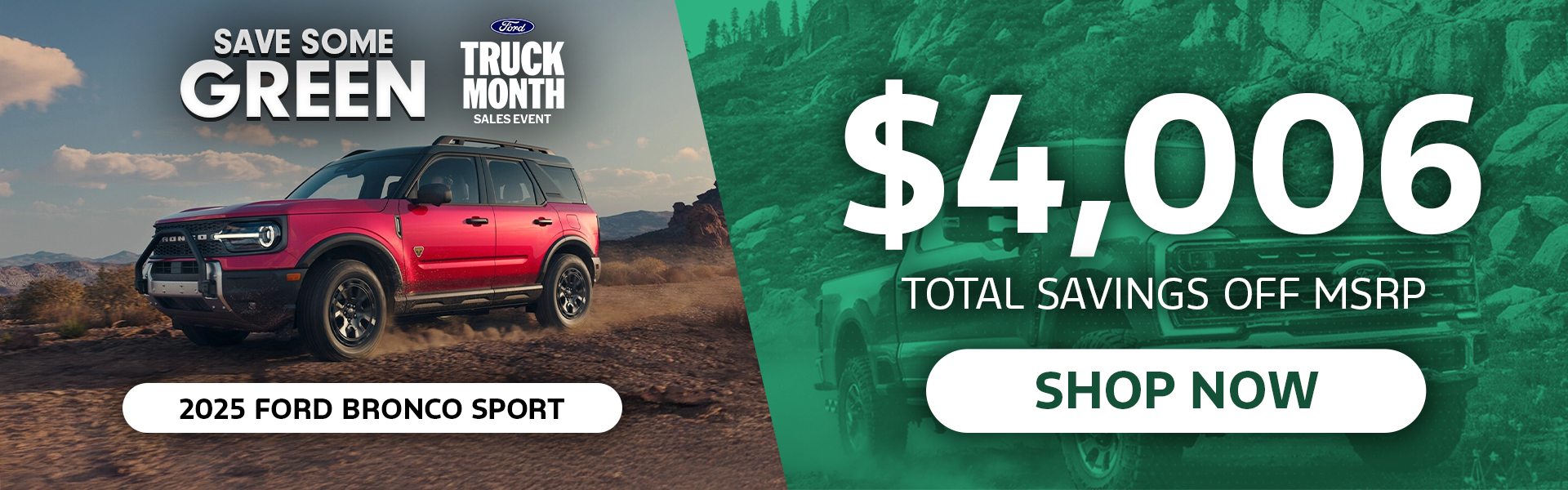 $4,006 off MSRP 2025 Ford Bronco Sport Big Bend