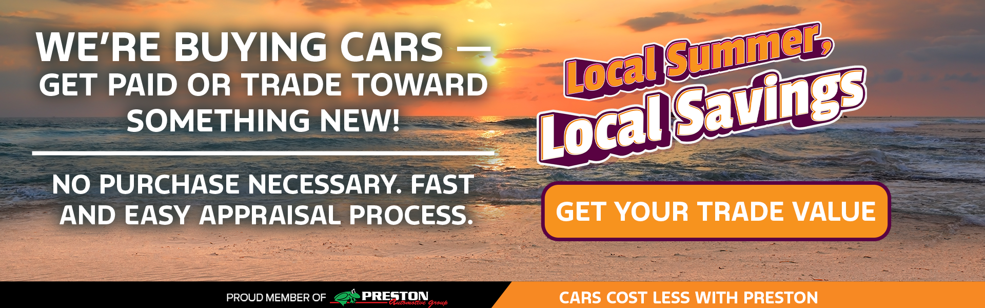 We Buy Cars! Get Your Trade Value!